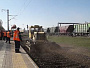 Восстановительный ремонт главного пути на станции Гомель