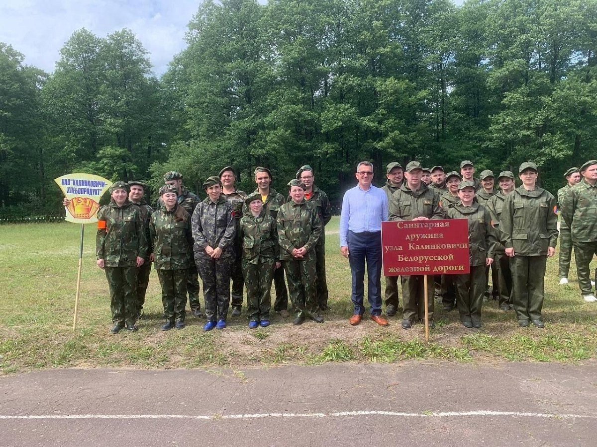 СОРЕВНОВАНИЯ САНИТАРНЫХ ДРУЖИН - Белорусская железная дорога