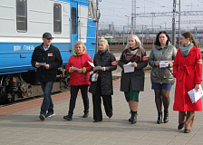 Проведение декады «Дети и безопасность» на вокзале Станции Калинковичи
