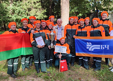 Соревнования Белорусской железной дороги среди санитарных дружин гражданской обороны 